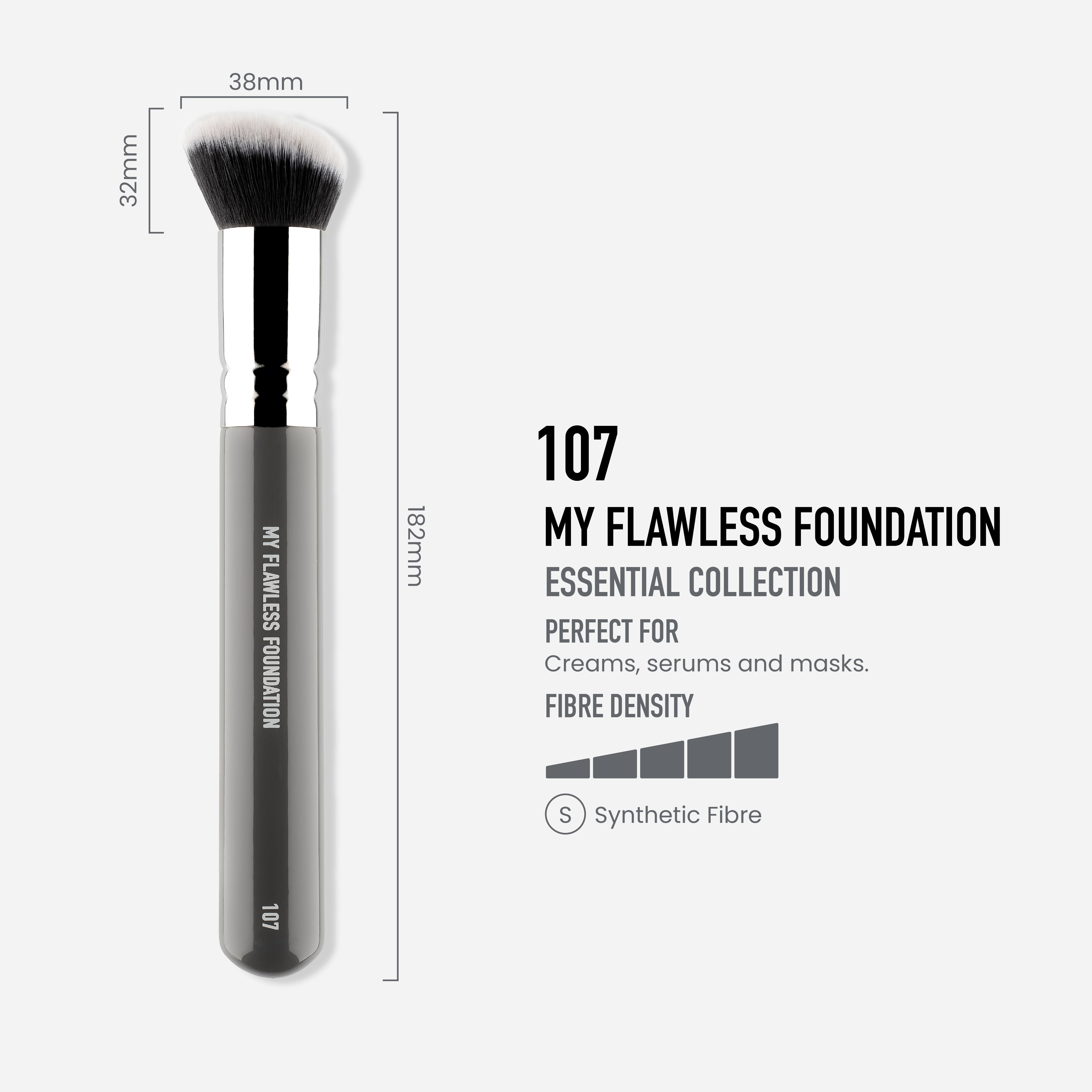 107 - MY FLAWLESS FOUNDATION BRUSH