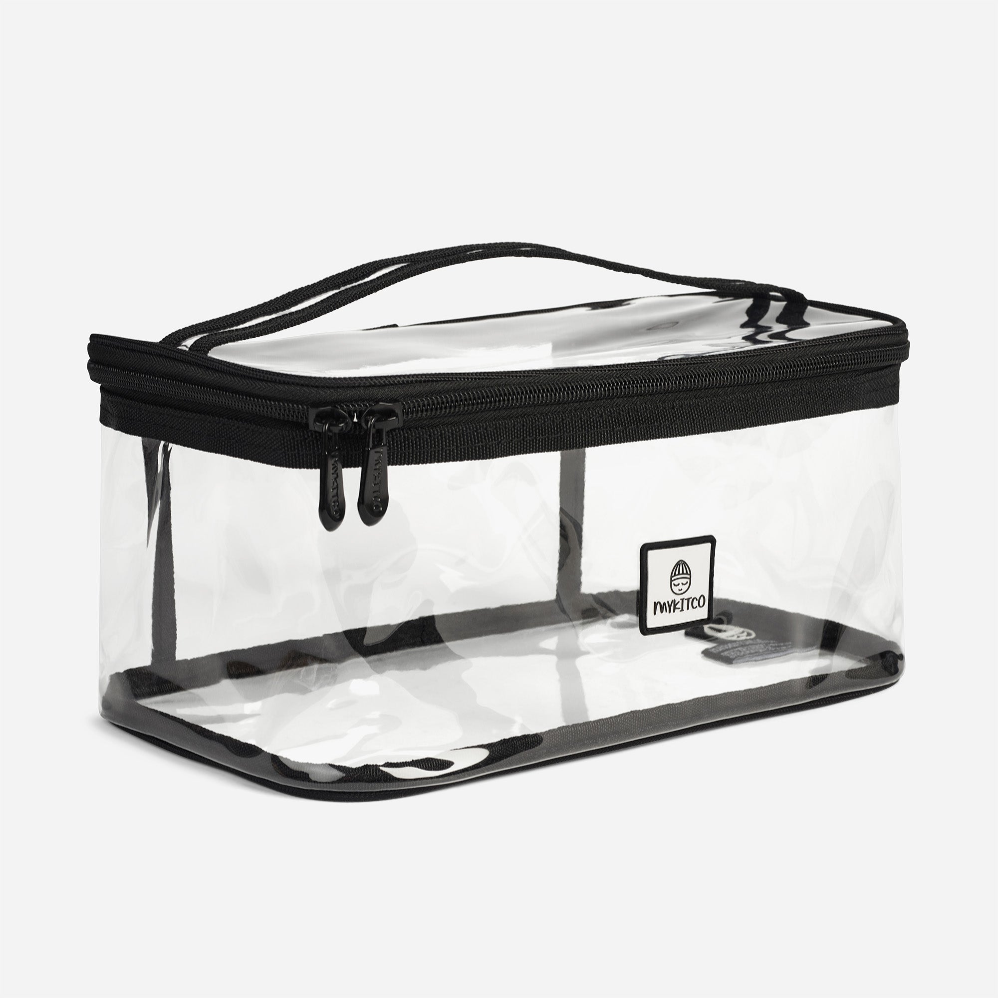 MY BIG PVC BOX BAG - large PVC box-style makeup bag by MYKITCO.