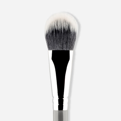 MyKitCo smoothing foundation brush, a professional makeup brush for even foundation application, shown with soft bristles.
