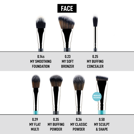 MY COMPLETE ARTISTRY BRUSH SET™ - MYKITCO.™