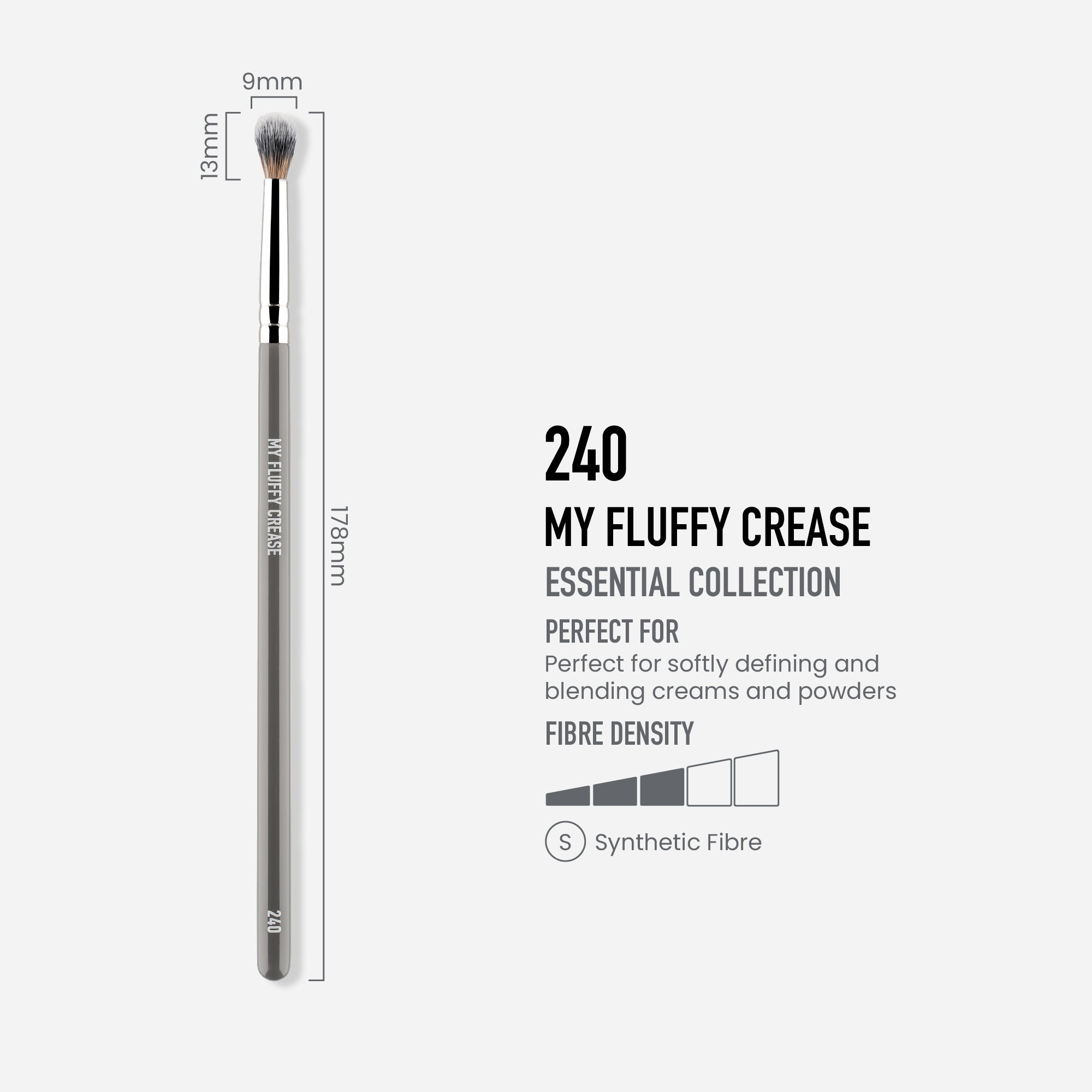240 - MY FLUFFY CREASE BRUSH