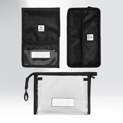 MyKITCO Trio Bag Attachment set featuring three versatile bag attachments with sturdy straps and sleek design for carrying essentials.