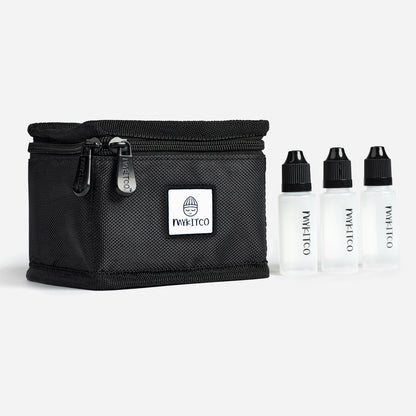 MY SMALL BOTTLE BAG - small makeup bottle bag by MYKITCO.