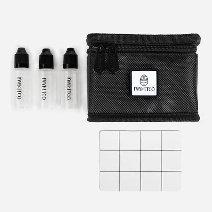 MY SMALL BOTTLE BAG - compact bag for makeup artist bottles, by MYKITCO.