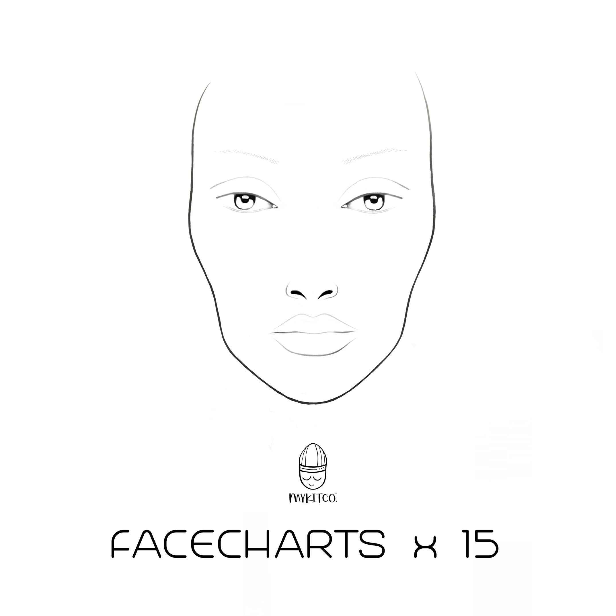 Makeup Face Charts
